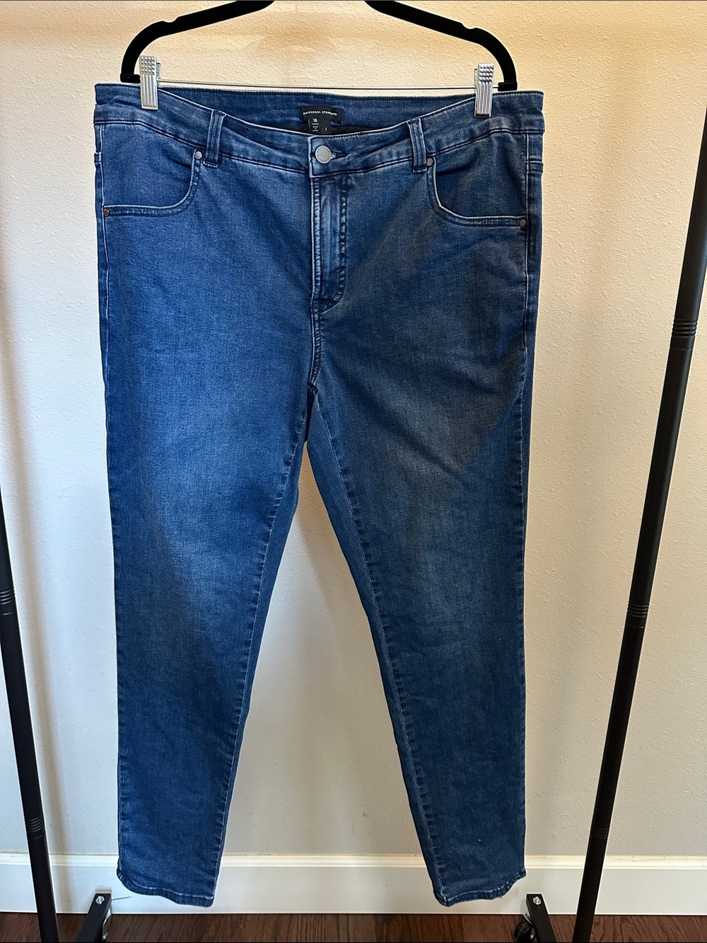 Universal Standard Women’s Dark Blue Skinny Fit Jeans
